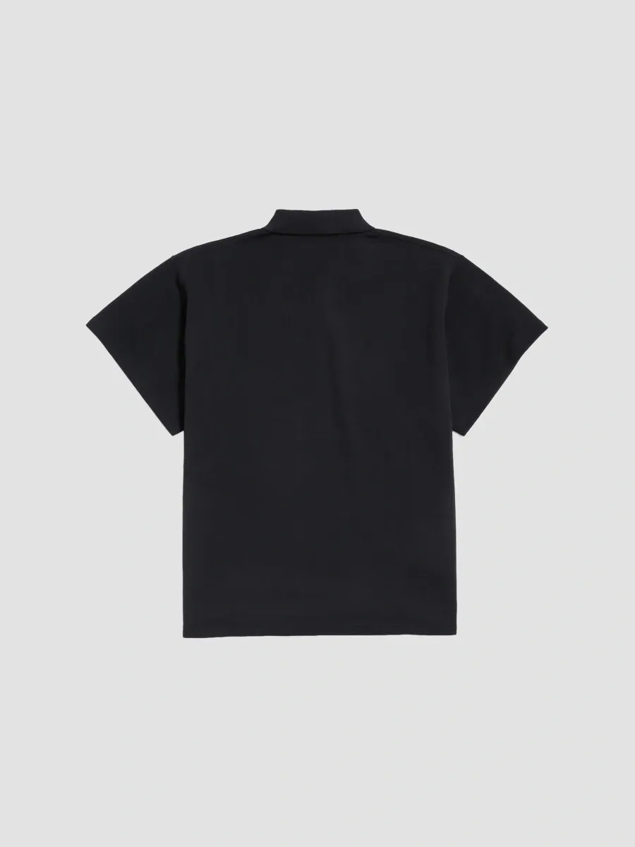Balenciaga Men's Laurel Classic Short Sleeve Oversized Polo Shirt | Thumbnail 2 Balenciaga Men's Laurel Classic Short Sleeve Oversized Polo Shirt | Thumbnail 2