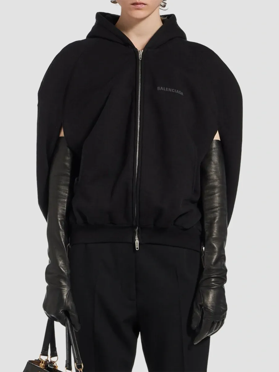 Balenciaga Women's Balloon Cape Hoodie | Thumbnail 3 Balenciaga Women's Balloon Cape Hoodie | Thumbnail 3