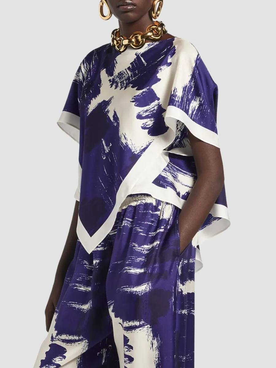 Balenciaga Women's Paintbrush Cape Top | Thumbnail 3