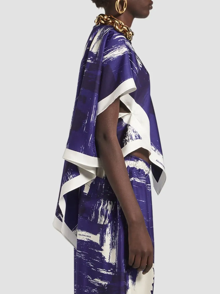 Balenciaga Women's Paintbrush Cape Top | Thumbnail 4