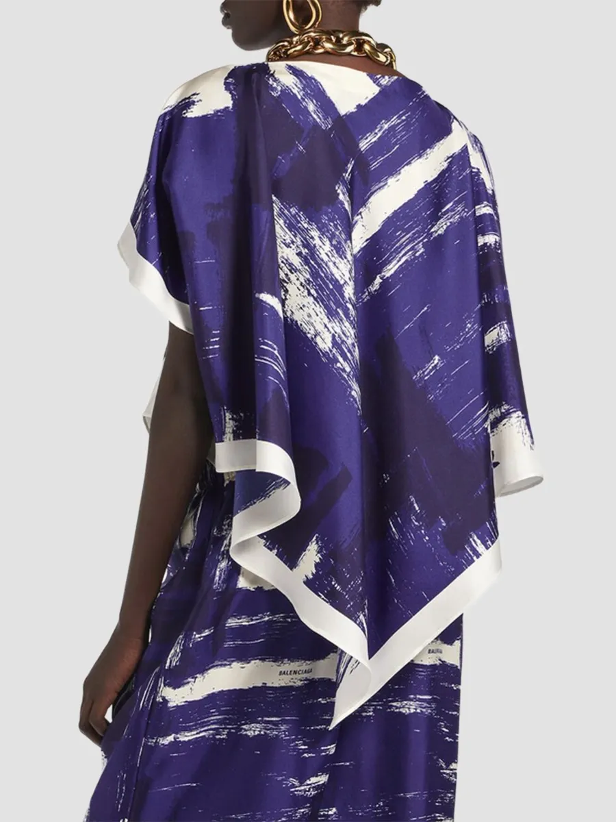 Balenciaga Women's Paintbrush Cape Top | Thumbnail 5