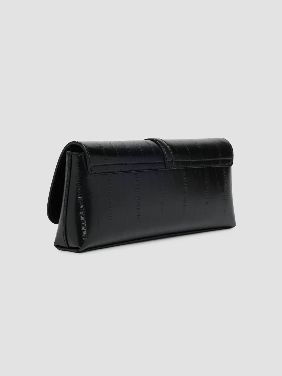 Stella McCartney Women's Ryder Padlock Faux Eel Leather Convertible Pochette | Thumbnail 3 Stella McCartney Women's Ryder Padlock Faux Eel Leather Convertible Pochette | Thumbnail 3