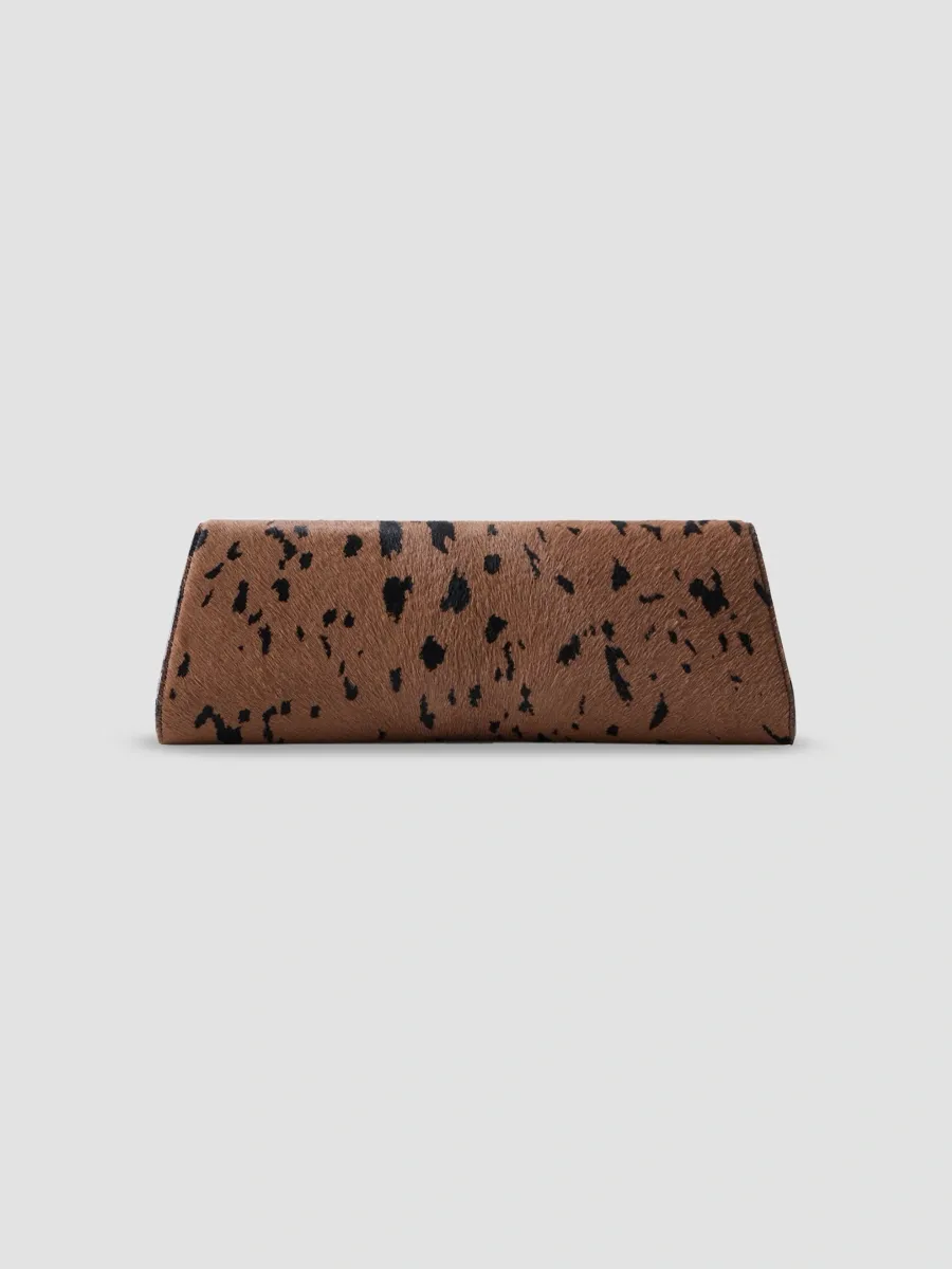 Akris Women's Anouk Apaloosa-Print Calf Hair & Leather Clutch - Appaloose Spotted | Thumbnail 3 Akris Women's Anouk Apaloosa-Print Calf Hair & Leather Clutch - Appaloose Spotted | Thumbnail 3