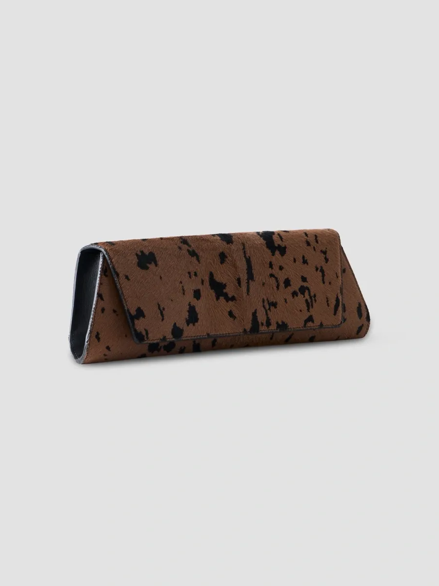 Akris Women's Anouk Apaloosa-Print Calf Hair & Leather Clutch - Appaloose Spotted | Thumbnail 5 Akris Women's Anouk Apaloosa-Print Calf Hair & Leather Clutch - Appaloose Spotted | Thumbnail 5
