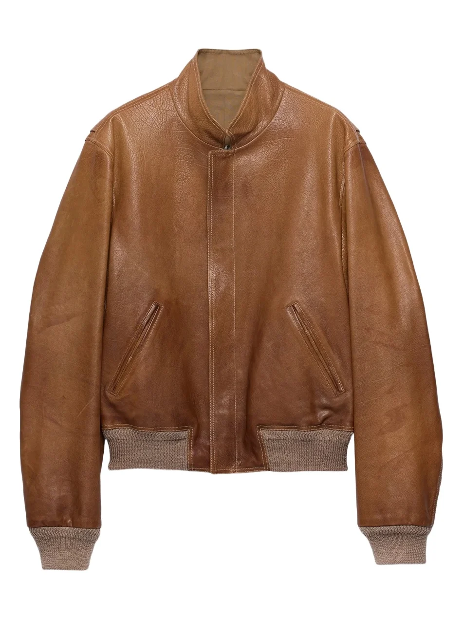 Prada Men's Leather Jacket