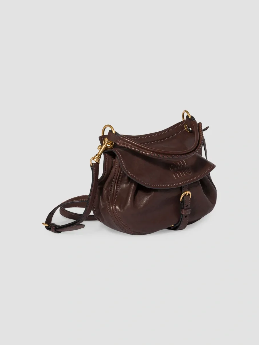 Miu Miu Women's Rendez-vous Nappa Leather Crossbody Bag | Thumbnail 2 Miu Miu Women's Rendez-vous Nappa Leather Crossbody Bag | Thumbnail 2