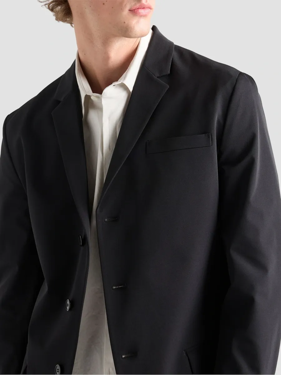 Prada Men's Single-Breasted Stretch Technical Fabric Jacket | Thumbnail 6