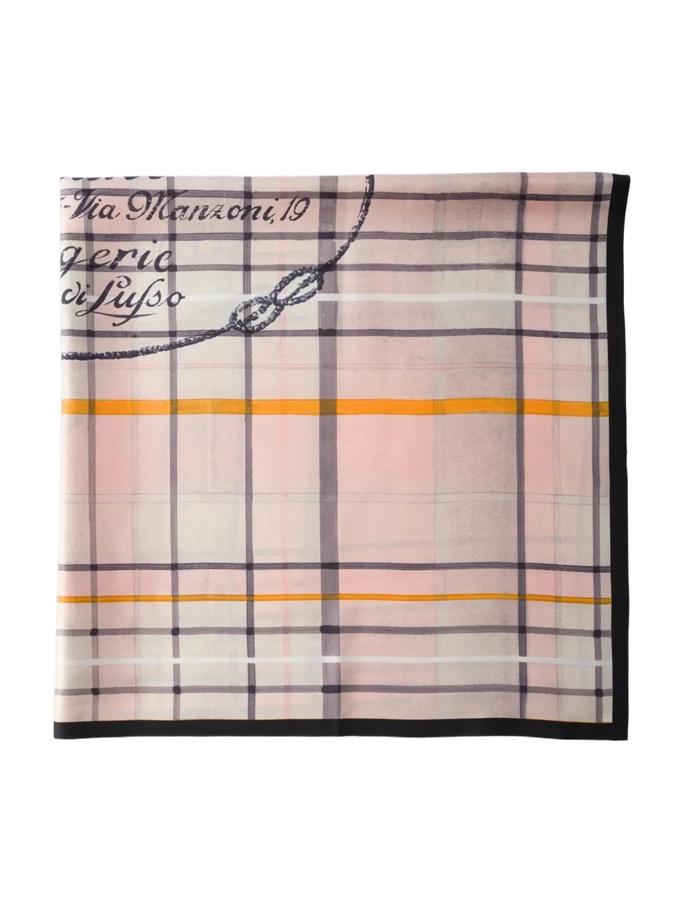 Women's Printed Silk Twill Scarf