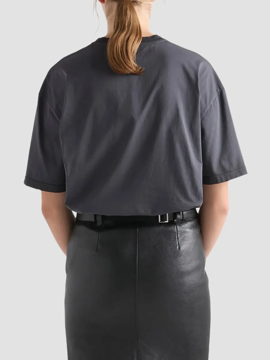 Prada Women's Cotton Jersey T-Shirt | Thumbnail 3 Prada Women's Cotton Jersey T-Shirt | Thumbnail 3