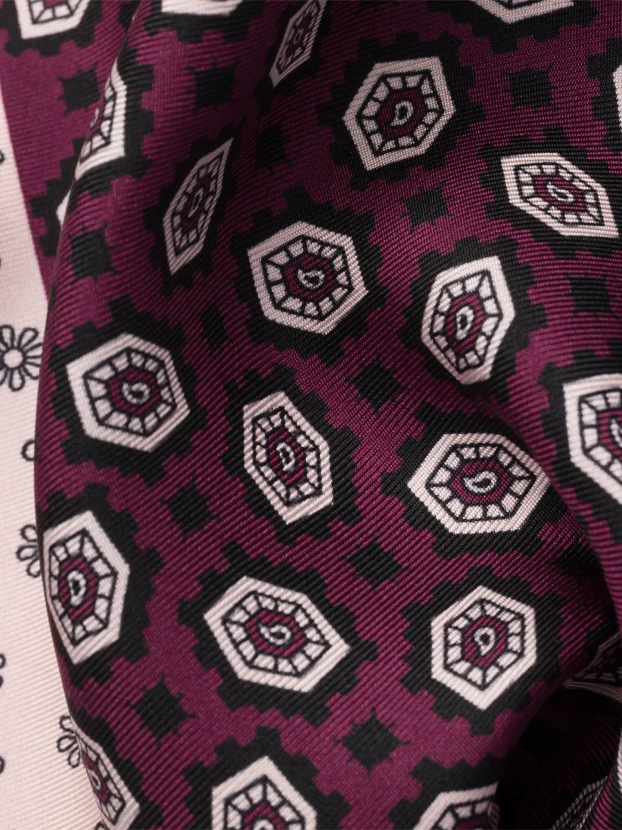 Prada Women's Printed Silk Twill Scarf | Thumbnail 3