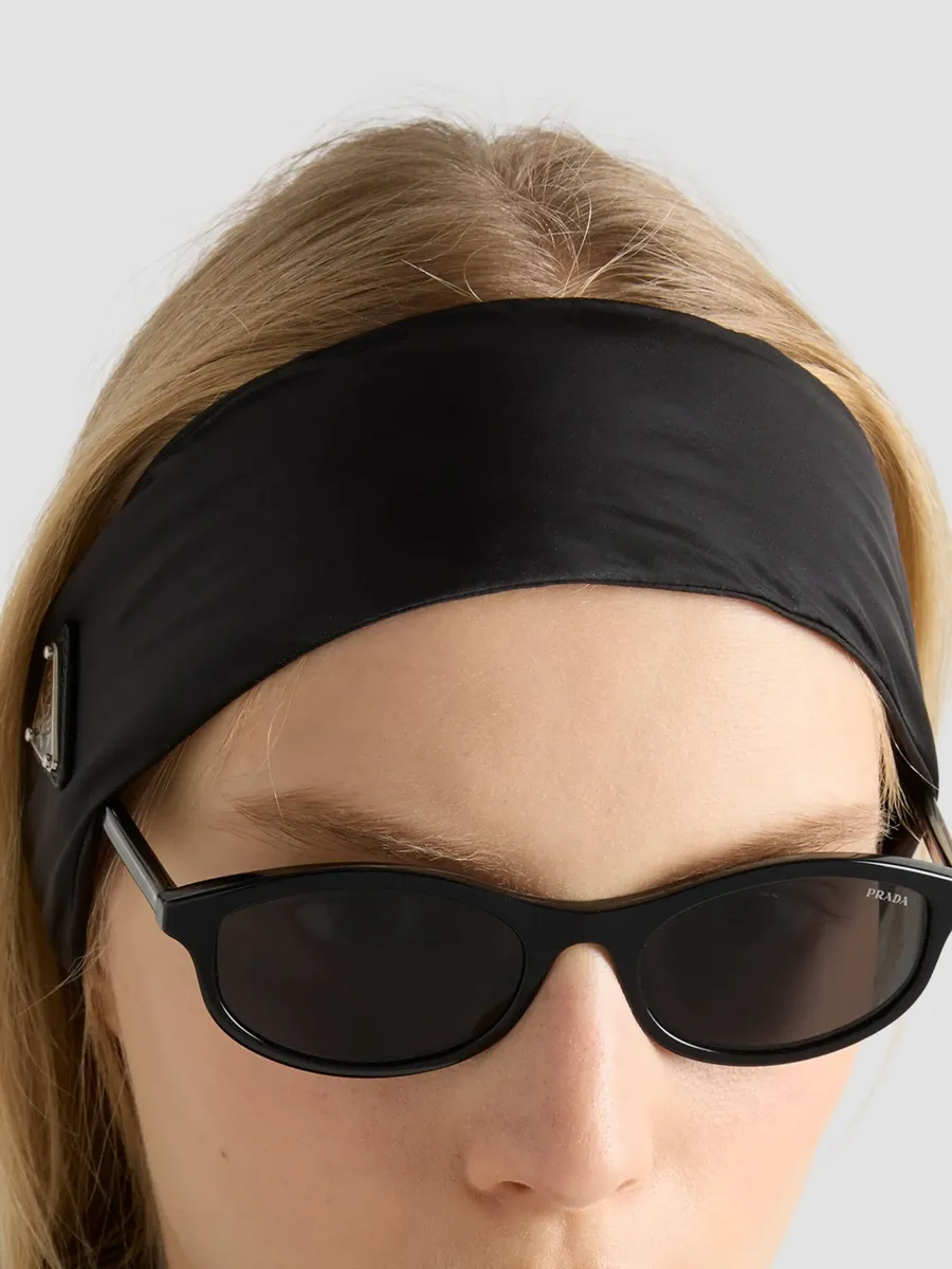 Prada Women's Re-Nylon Headband | Thumbnail 2 Prada Women's Re-Nylon Headband | Thumbnail 2