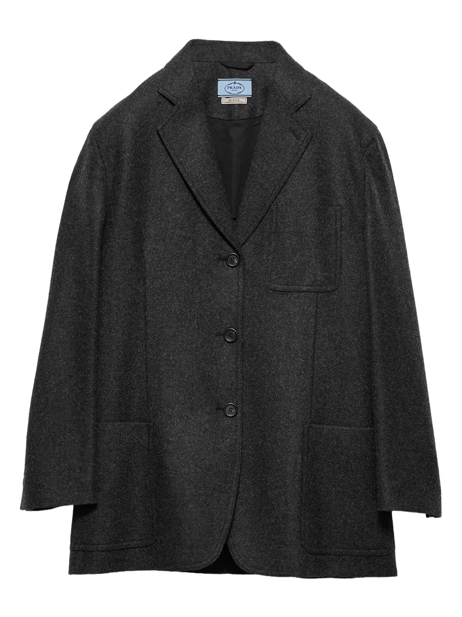 Women's Wool Single-Breasted Blazer