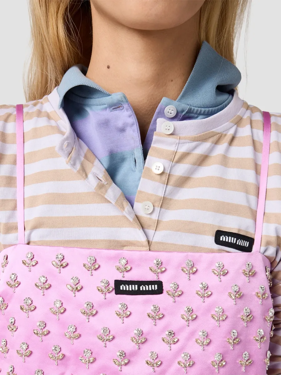 Miu Miu Women's Jersey T-Shirt | Thumbnail 5 Miu Miu Women's Jersey T-Shirt | Thumbnail 5