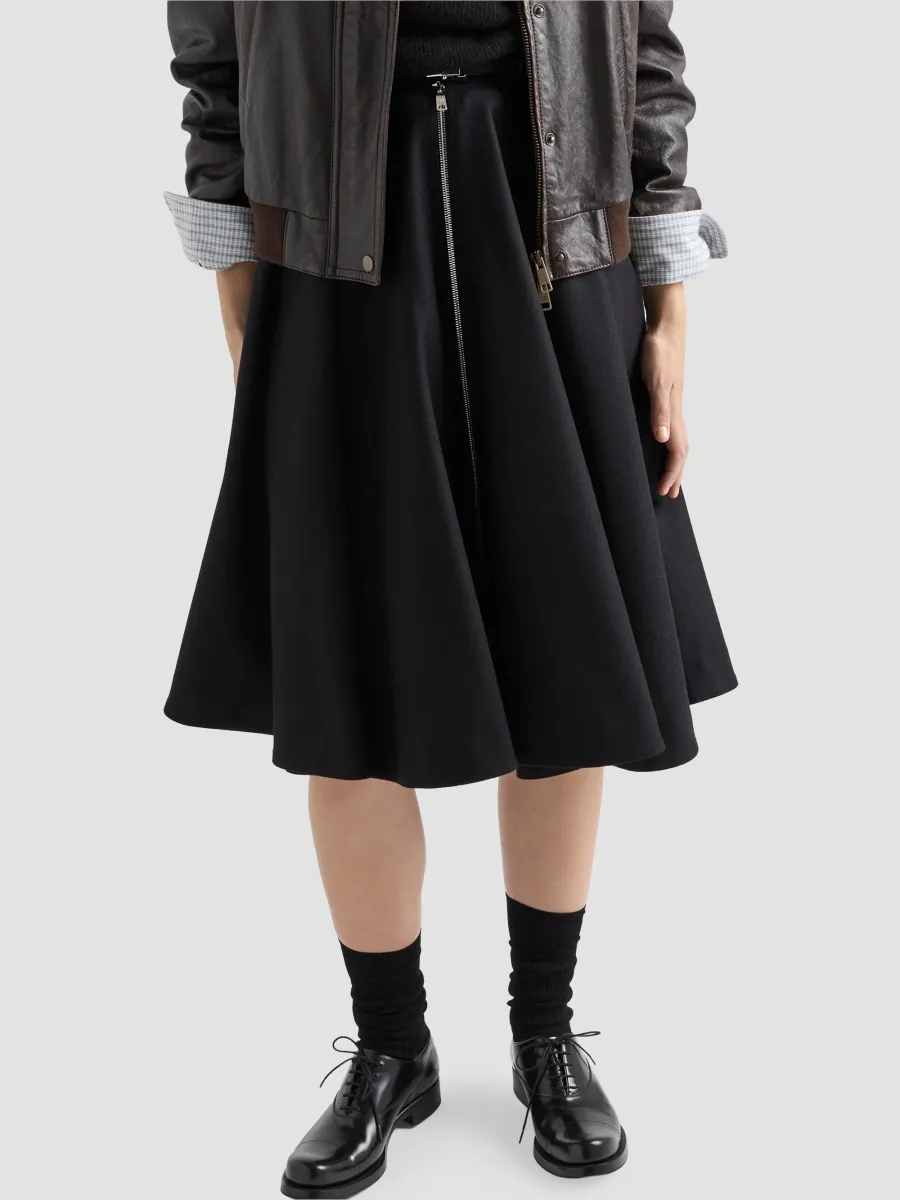 Prada Women's Wool Skirt | Thumbnail 3 Prada Women's Wool Skirt | Thumbnail 3