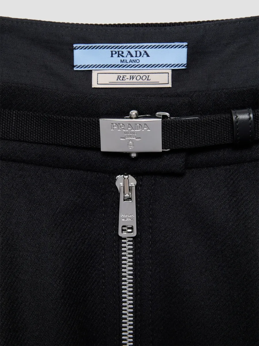 Prada Women's Wool Skirt | Thumbnail 6 Prada Women's Wool Skirt | Thumbnail 6