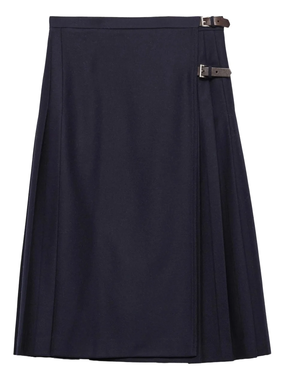 Women's Wool Midi Skirt Women's Wool Midi Skirt