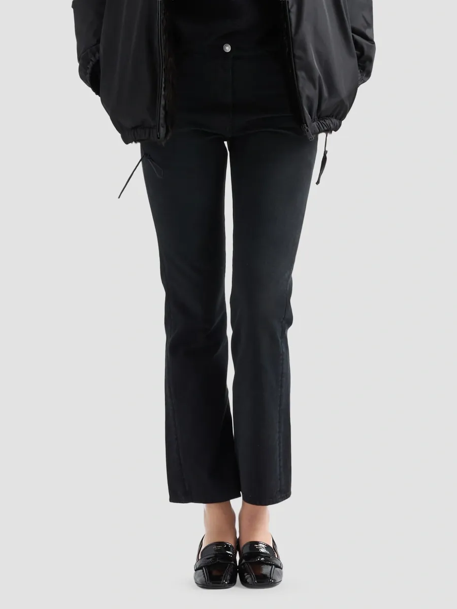 Prada Women's Black Denim Jeans | Thumbnail 2