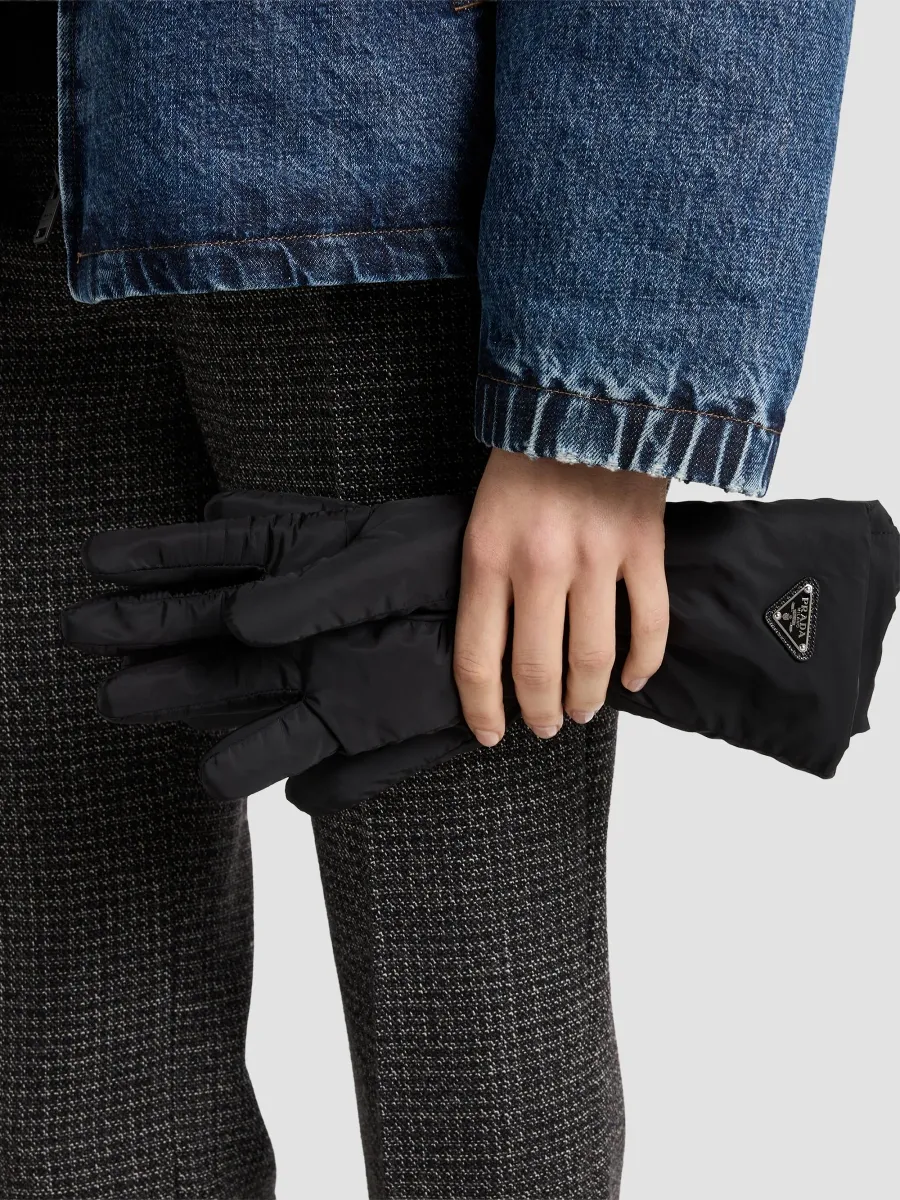 Prada Women's Re-Nylon Gloves | Thumbnail 3