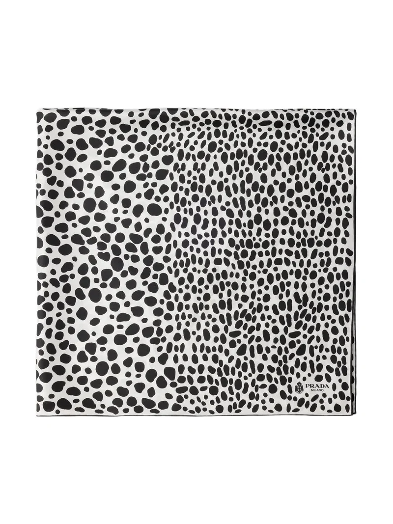 Women's Printed Silk Twill Scarf