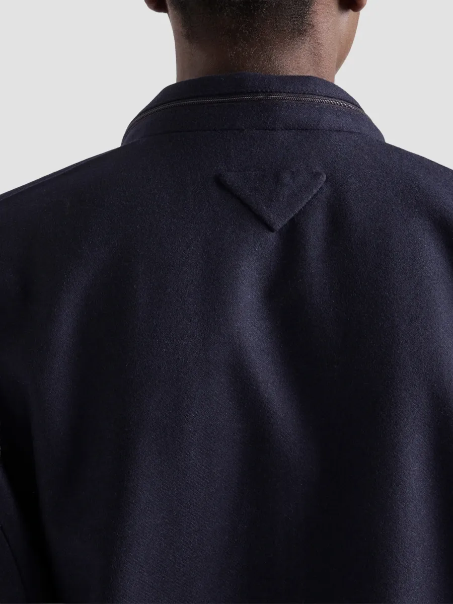 Prada Women's Wool Blouson Jacket | Thumbnail 6 Prada Women's Wool Blouson Jacket | Thumbnail 6
