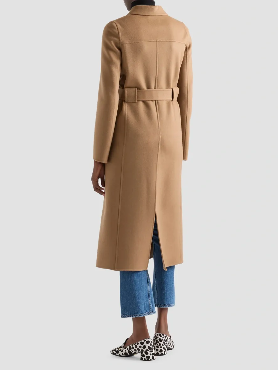 Prada Women's Single-Breasted Double Cloth Overcoat | Thumbnail 3