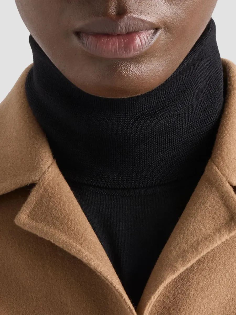 Prada Women's Single-Breasted Double Cloth Overcoat | Thumbnail 6