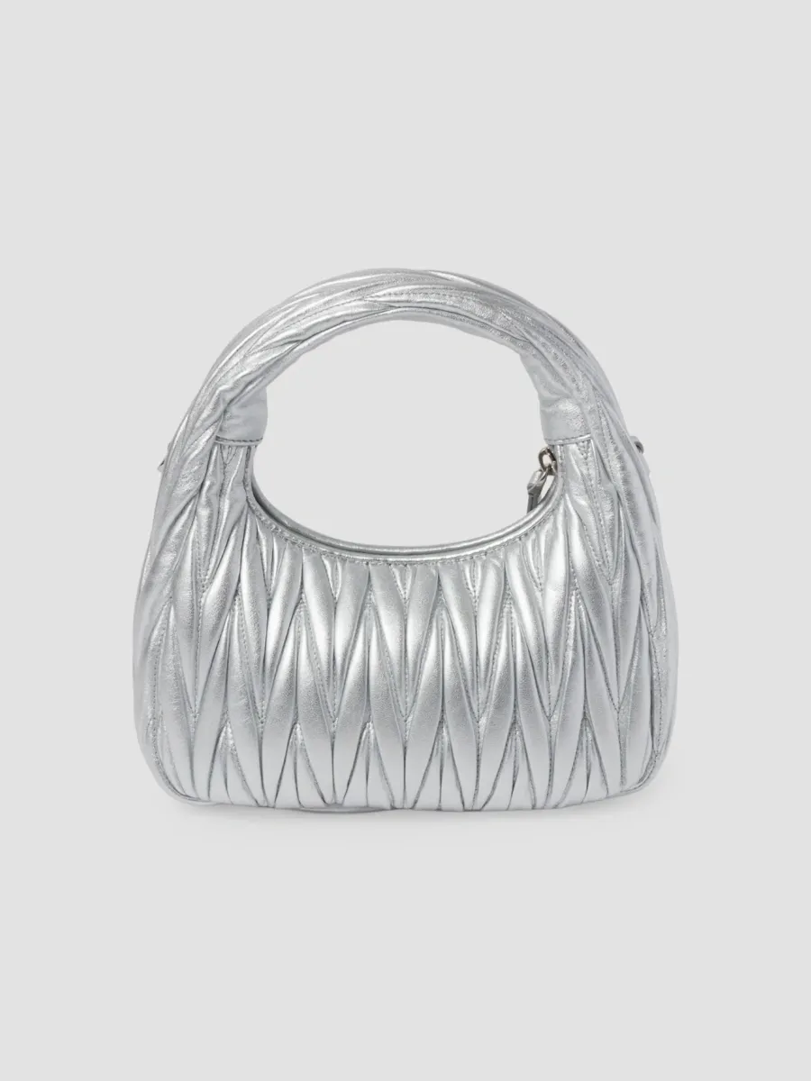 Miu Miu Women's Wander Matelassé Nappa Leather Hobo Bag | Thumbnail 3