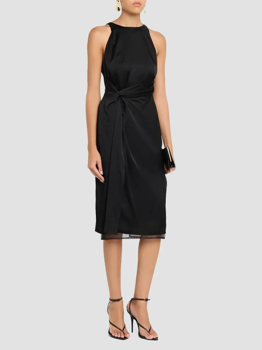 RÓHE Women's Sarong Halter Midi Dress | Thumbnail 4 RÓHE Women's Sarong Halter Midi Dress | Thumbnail 4