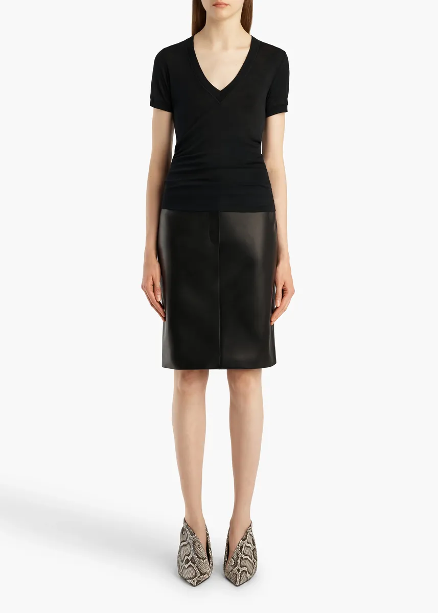 Khaite Berry Top In Black | Thumbnail 2 Khaite Berry Top In Black | Thumbnail 2