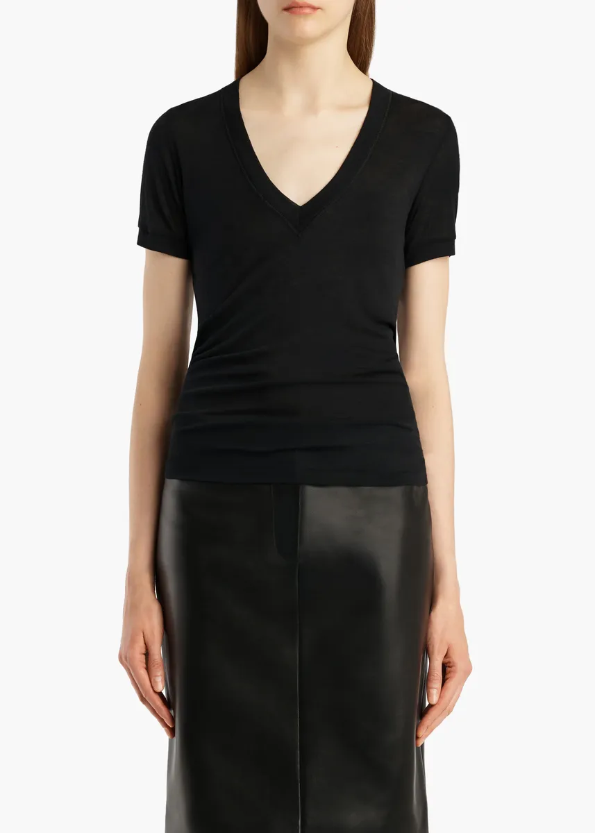 Khaite Berry Top In Black | Thumbnail 3 Khaite Berry Top In Black | Thumbnail 3