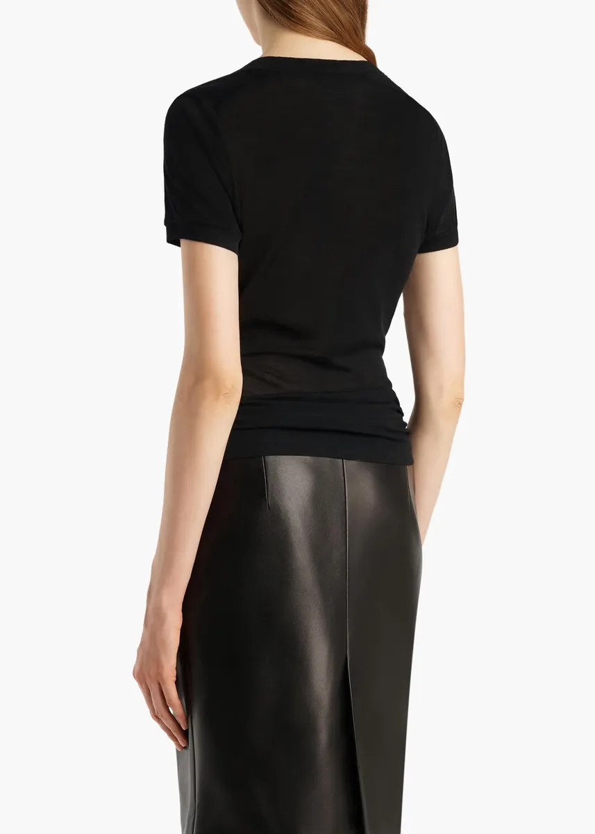 Khaite Berry Top In Black | Thumbnail 4 Khaite Berry Top In Black | Thumbnail 4