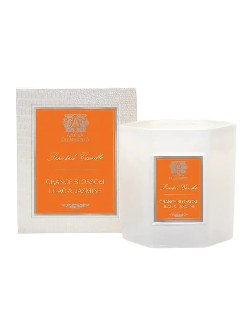 Orange Blossom, Lilac & Jasmine Candle, 9 oz. Orange Blossom, Lilac & Jasmine Candle, 9 oz.