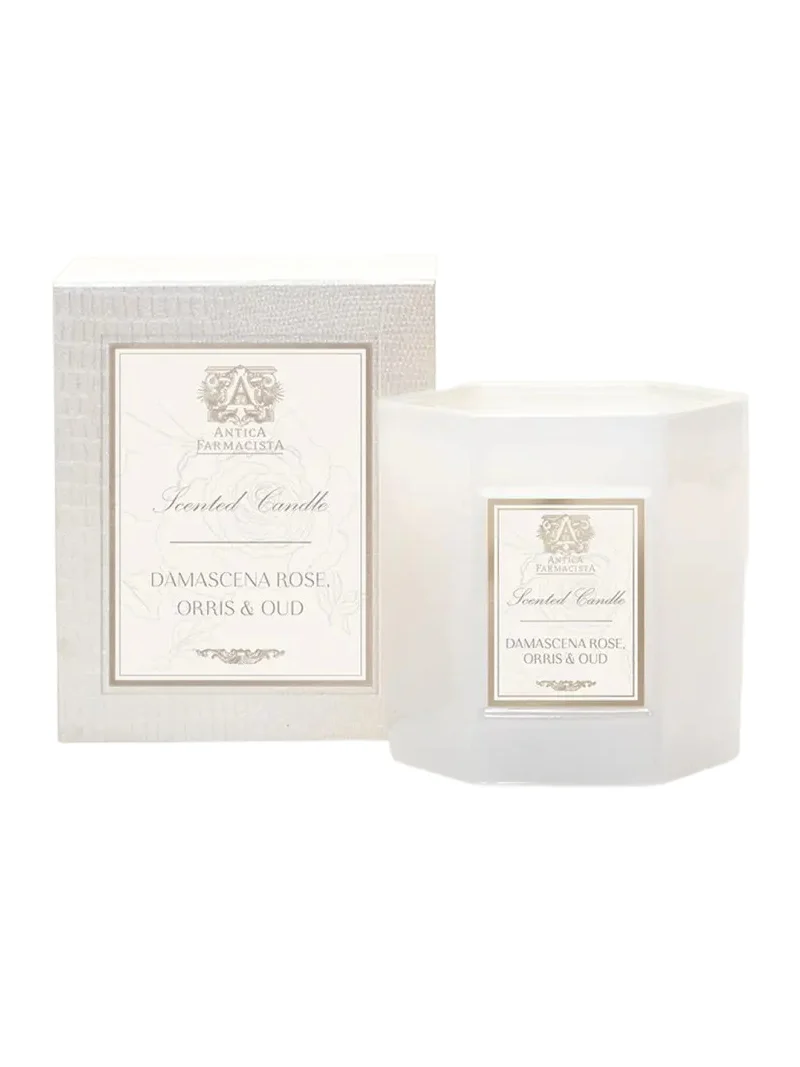 Damascena Rose, Orris & Oud Candle, 9 oz. Damascena Rose, Orris & Oud Candle, 9 oz.