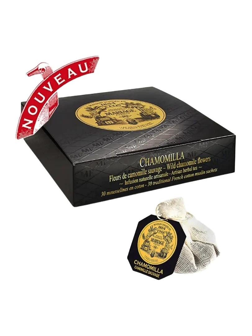 Chamomilla Muslin Tea Sachets, Set of 30