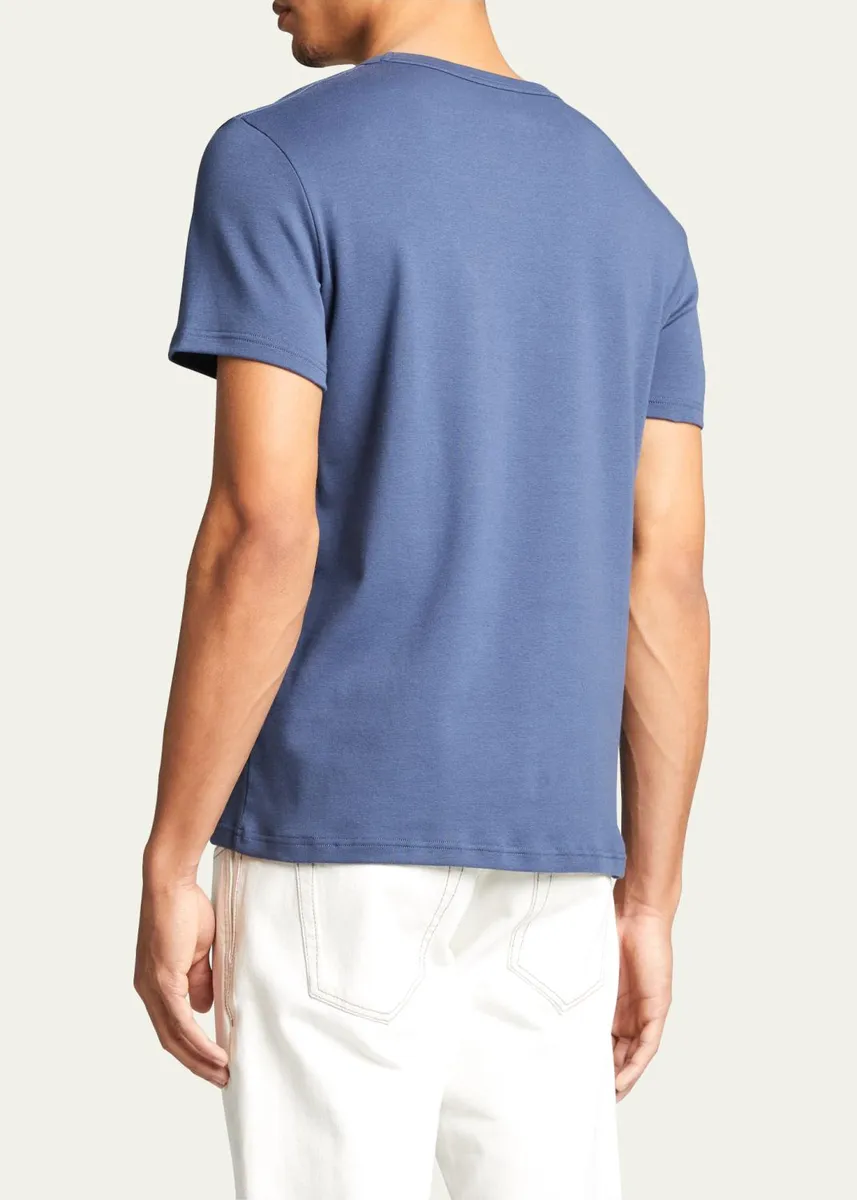 Tom Ford Men's Solid Stretch Jersey T-Shirt | Thumbnail 8 Tom Ford Men's Solid Stretch Jersey T-Shirt | Thumbnail 8