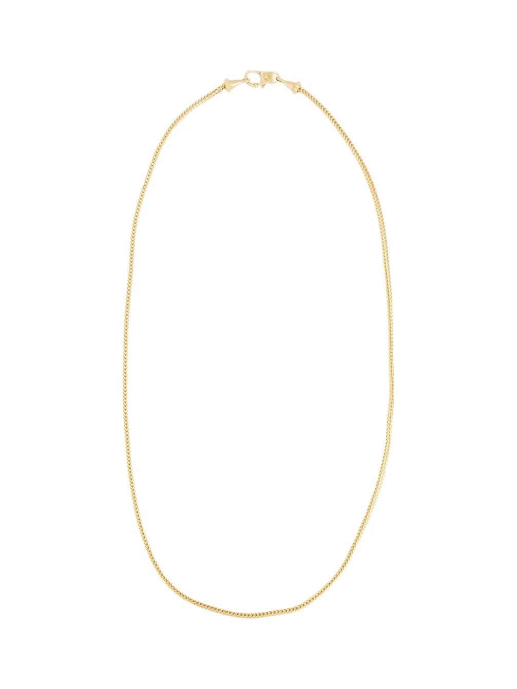 Duo Loop in Loop Chain with Fibula Clasp Duo Loop in Loop Chain with Fibula Clasp