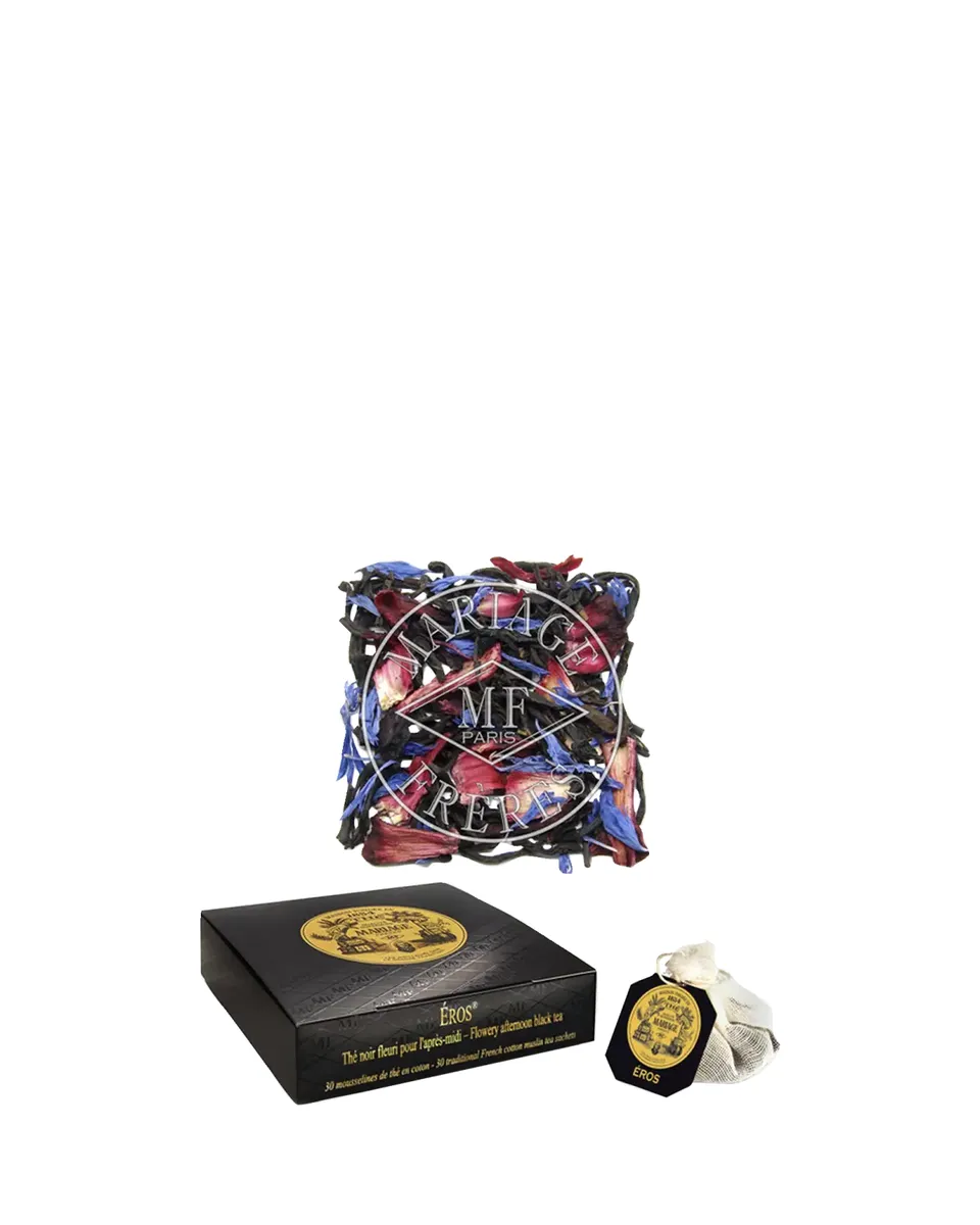 Mariage Freres International Eros Muslin Tea Bags - Flowery Afternoon Black Tea, 30 Sachets | Thumbnail 2