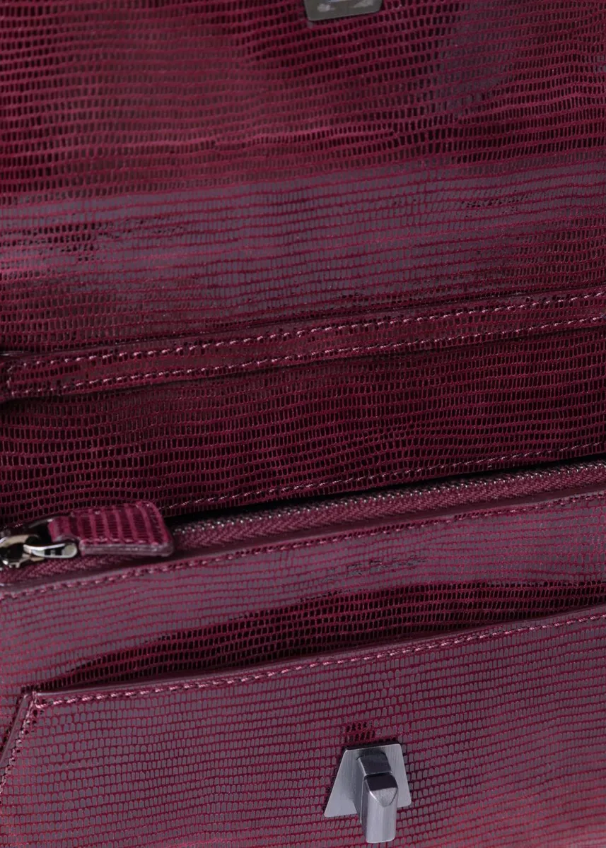Akris Anouk Lizard-Print Clutch Bag w/ Chain | Thumbnail 4 Akris Anouk Lizard-Print Clutch Bag w/ Chain | Thumbnail 4