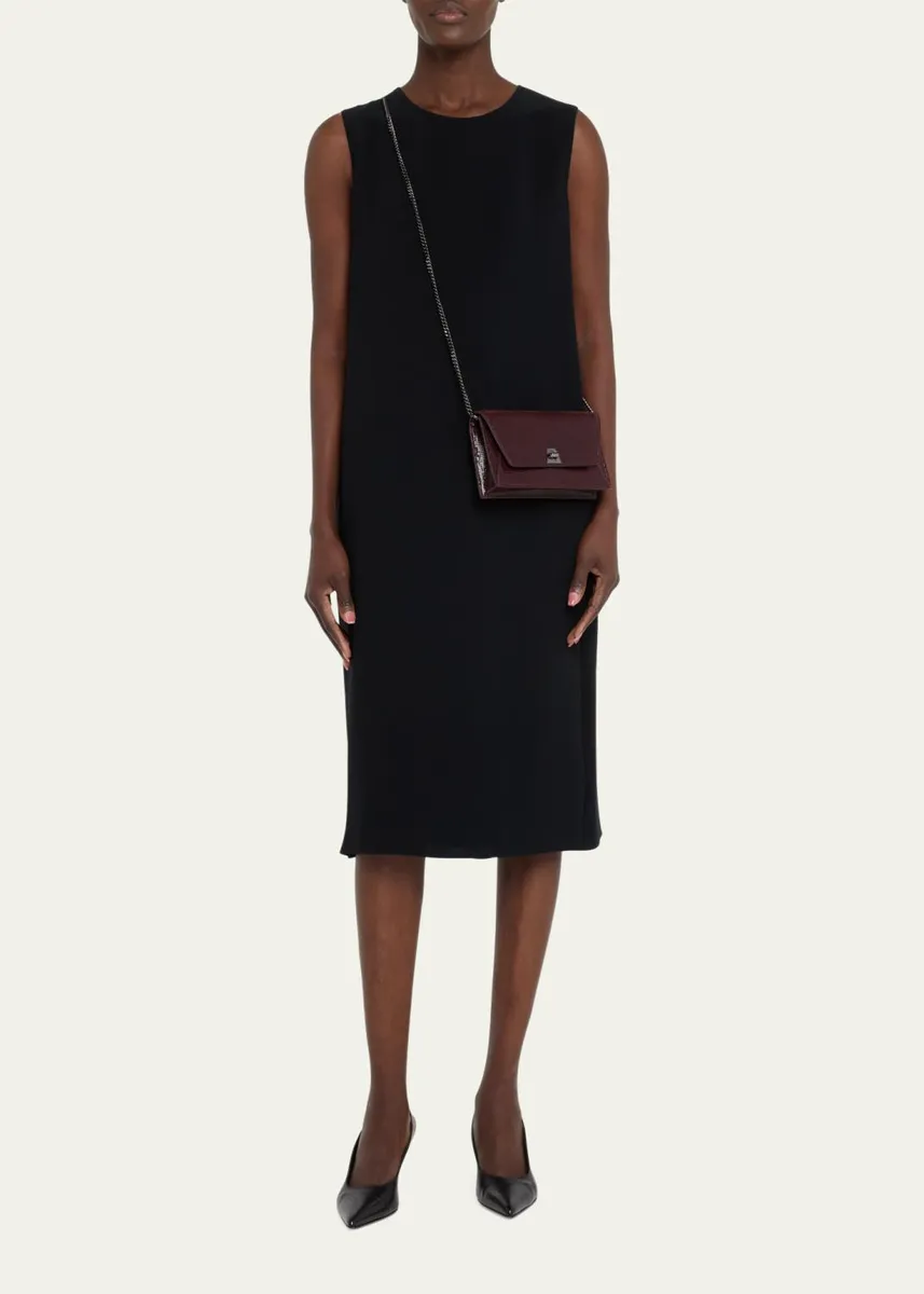 Akris Anouk Lizard-Print Clutch Bag w/ Chain | Thumbnail 5 Akris Anouk Lizard-Print Clutch Bag w/ Chain | Thumbnail 5