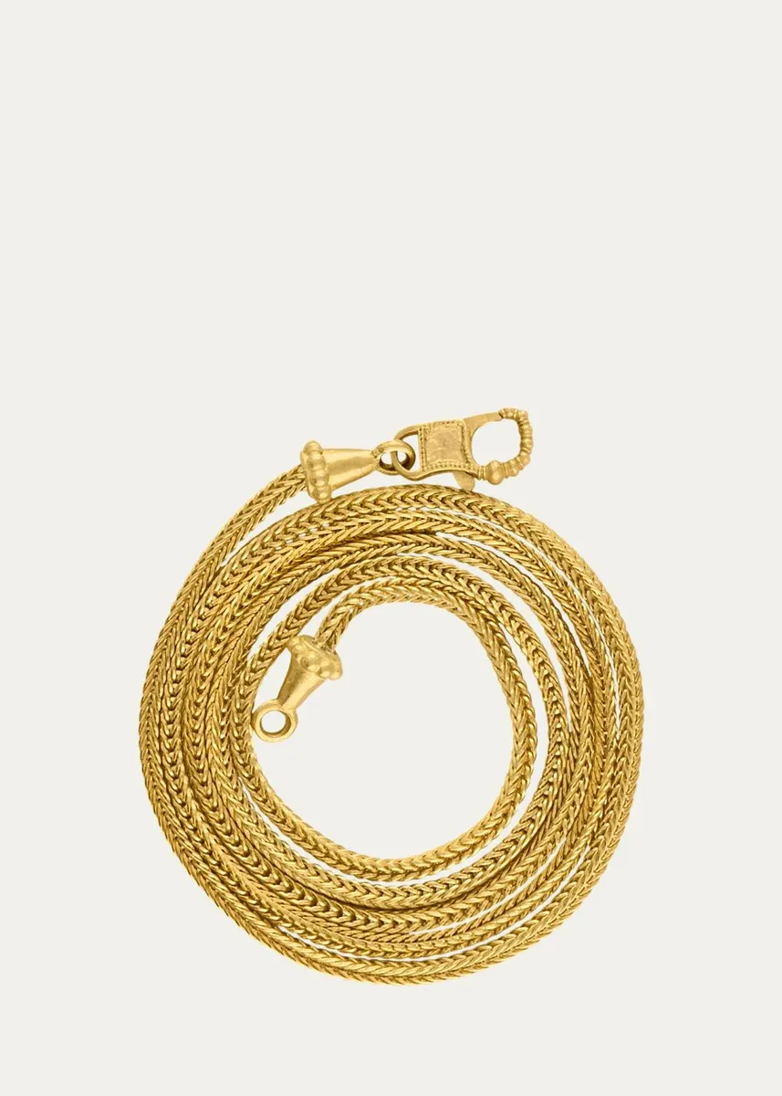 Prounis Jewelry Duo Loop In Loop Necklace with Fibula Clasp | Thumbnail 3