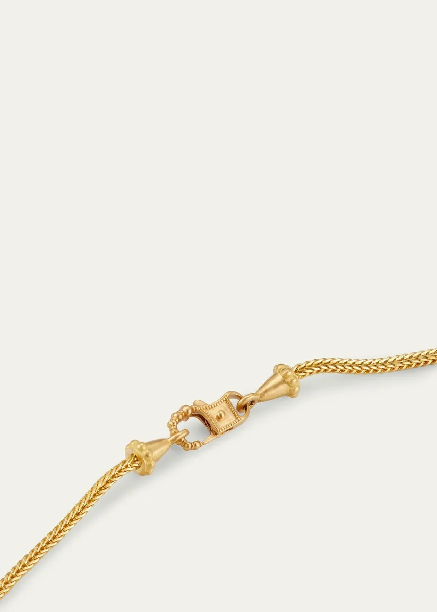 Prounis Jewelry Duo Loop In Loop Necklace with Fibula Clasp | Thumbnail 4