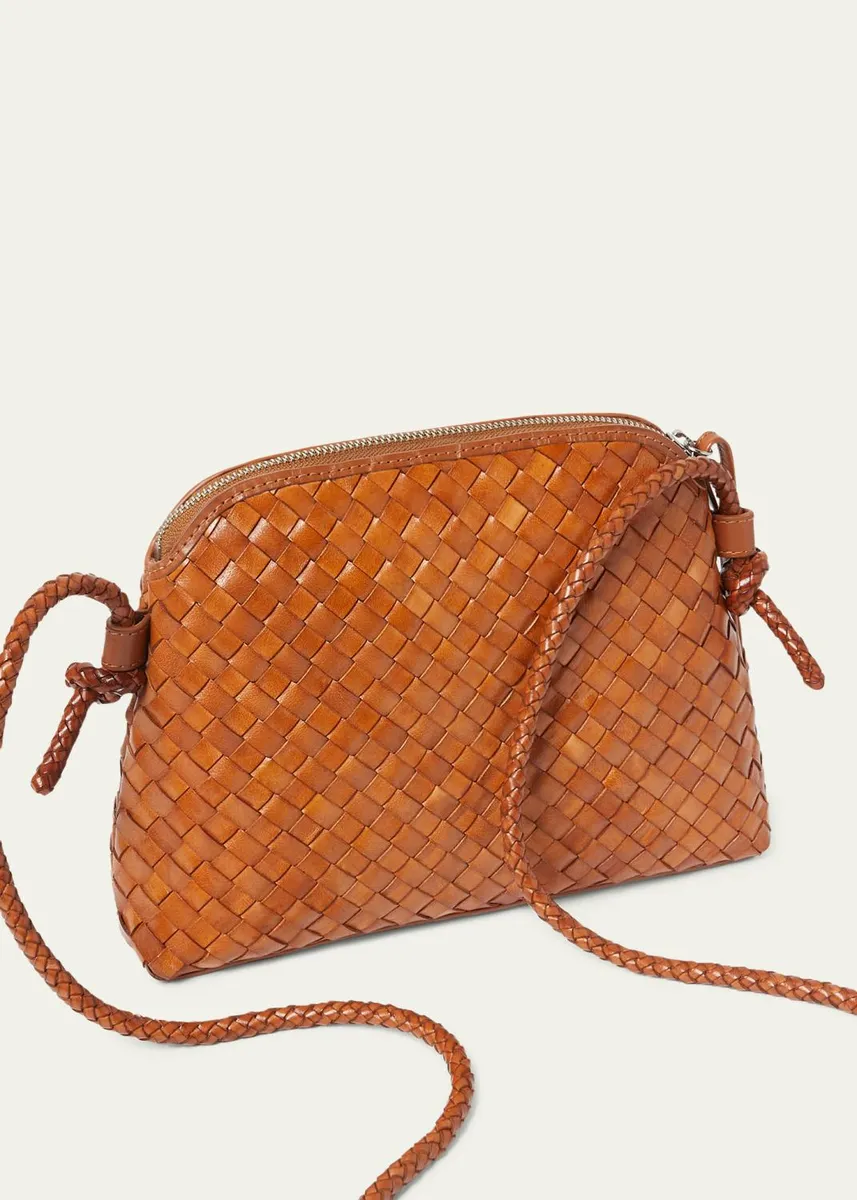 Loeffler Randall Mallory Zip Woven Leather Crossbody Bag | Thumbnail 2 Loeffler Randall Mallory Zip Woven Leather Crossbody Bag | Thumbnail 2