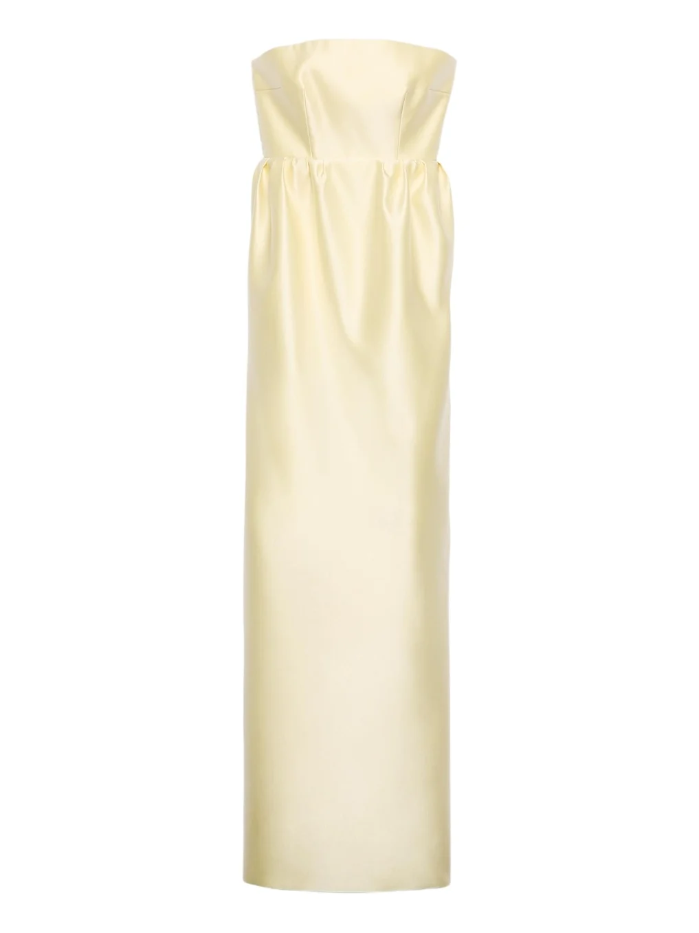 Long Double Satin Dress Long Double Satin Dress