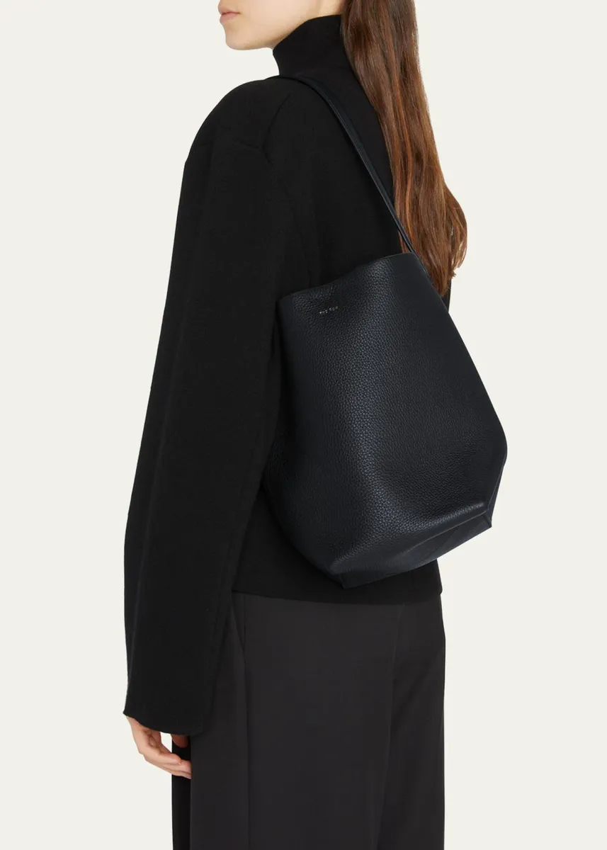 The Row N/S Park Tote Medium in Lux Grained Calfksin | Thumbnail 2