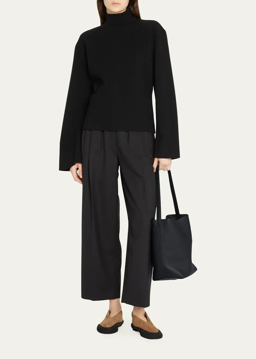 The Row N/S Park Tote Medium in Lux Grained Calfksin | Thumbnail 5