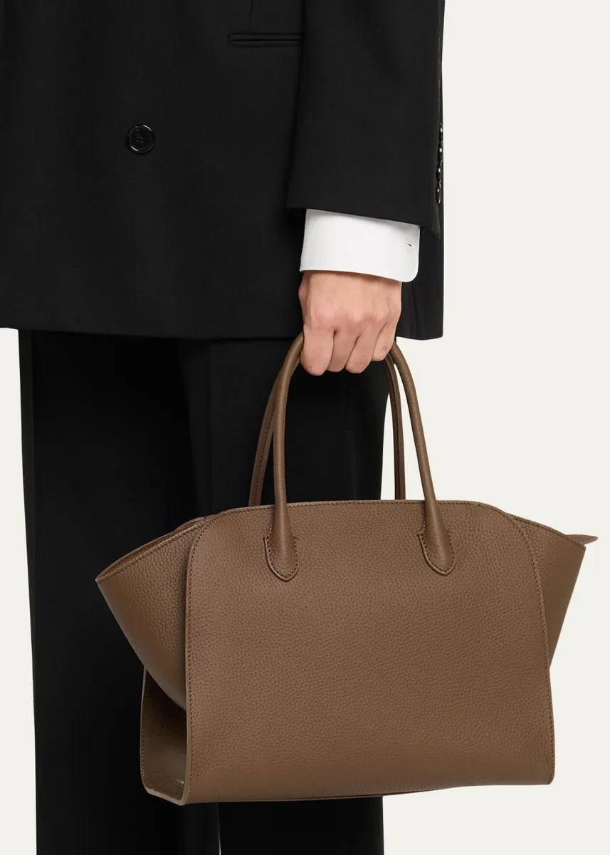 The Row Marlo 12 Tote Bag in Grain Leather | Thumbnail 3