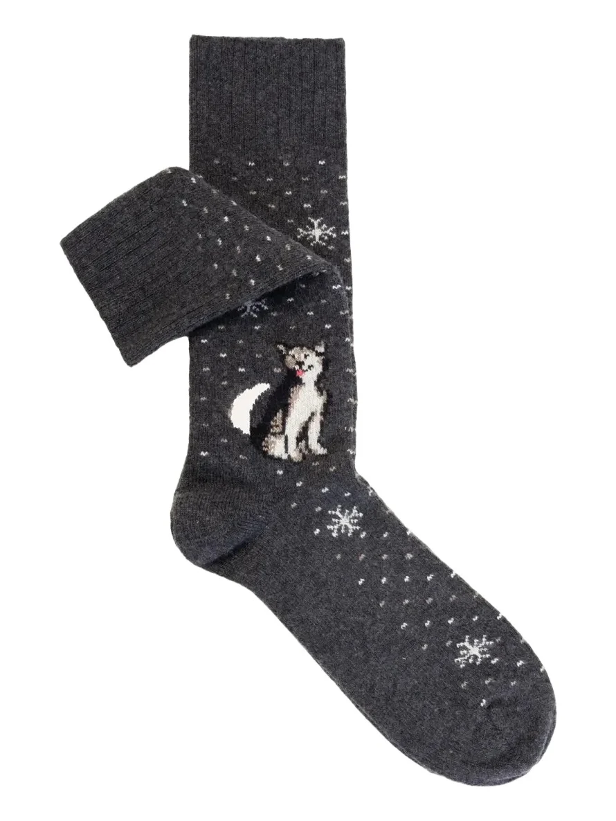 Sozzi Calze Men's Husky Ribbed Crew Socks