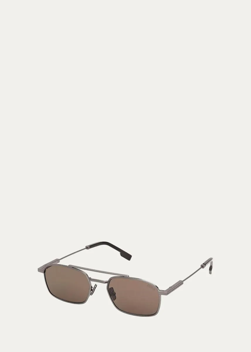 Zegna Men's Metal Aviator Sunglasses | Thumbnail 4 Zegna Men's Metal Aviator Sunglasses | Thumbnail 4