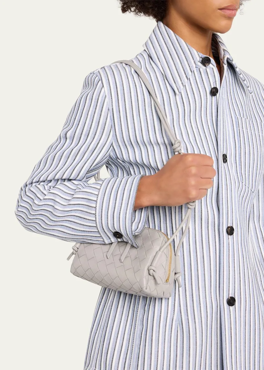 Bottega Veneta Zip Leather Pouch Shoulder Bag | Thumbnail 2 Bottega Veneta Zip Leather Pouch Shoulder Bag | Thumbnail 2