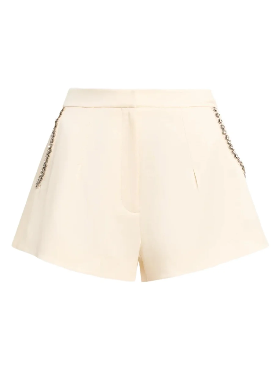 Circe Embellished Satin Shorts Circe Embellished Satin Shorts
